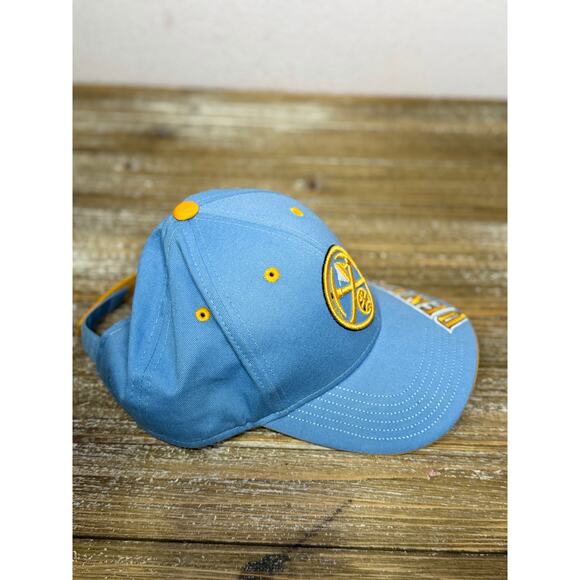 Denver Nuggets Hat NBA Blue Gold Youth one Size Adjustable Excellent Condition - Picture 4 of 6